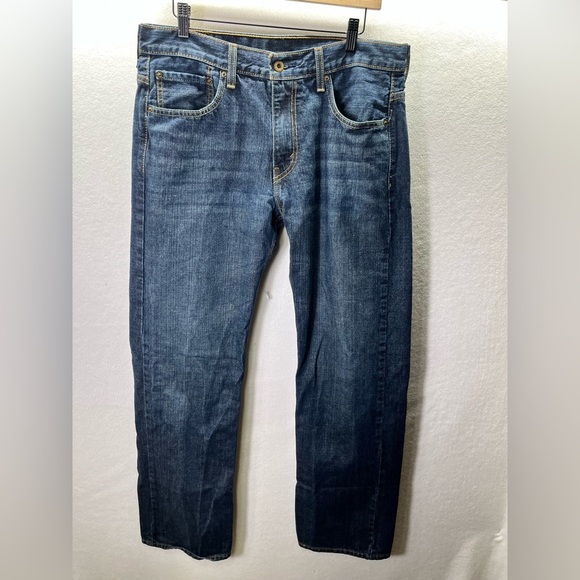 Levi’s 569 Loose Straight Fit Jeans Men’s 32/34 Blue Denim Cotton Comfy 2295 - Picture 1 of 9